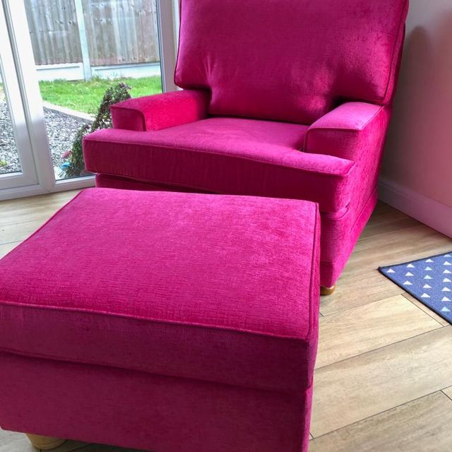 Chair After re-upholstery in essex